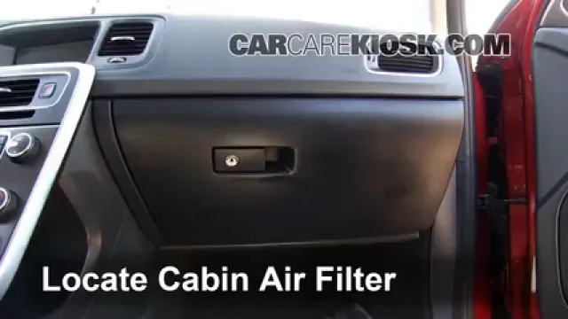 2012 Volvo S60 T5 2.5L 5 Cyl. Turbo Filtre à air (intérieur) Changement
